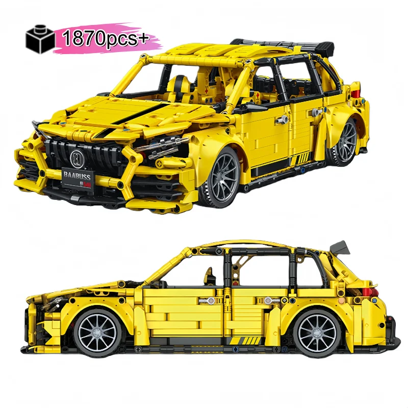 

2025 1:14 Технические скоростные гоночные строительные блоки, модель спортивного автомобиля Moc, сборные кирпичи, игрушки, подарки на день рождения, Рождество, Хэллоуин