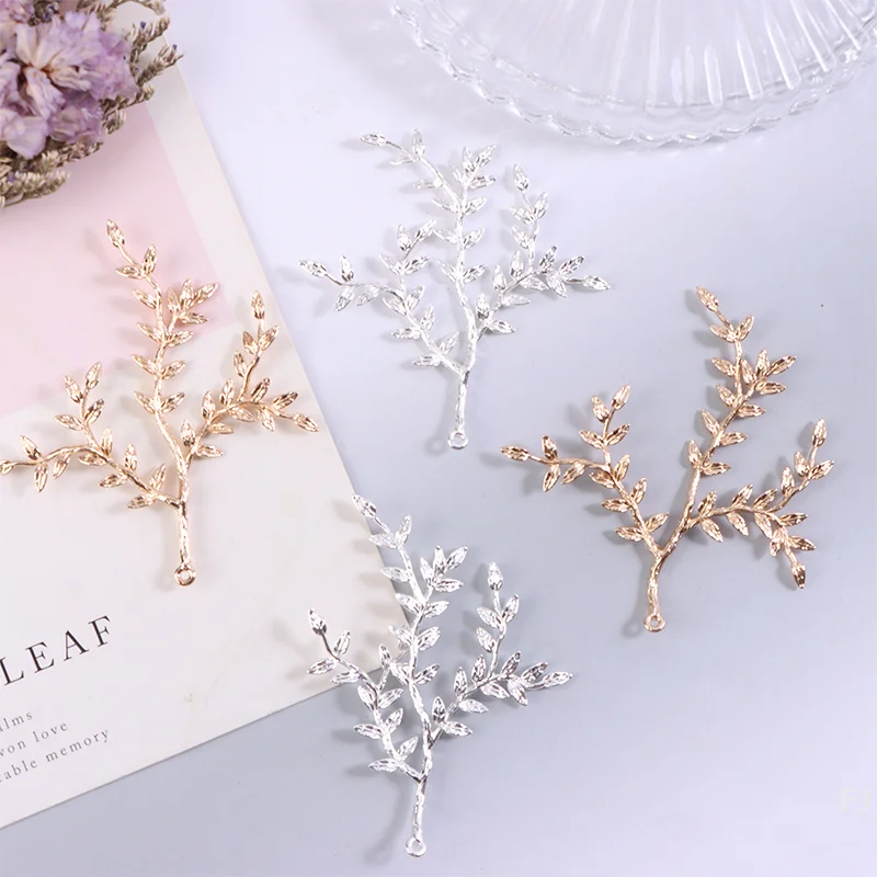 [YU] 2 pièces pendentifs de branche d'arbre en osier pour Cabochon camée accessoires de fabrication de bijoux à bricoler soi-même