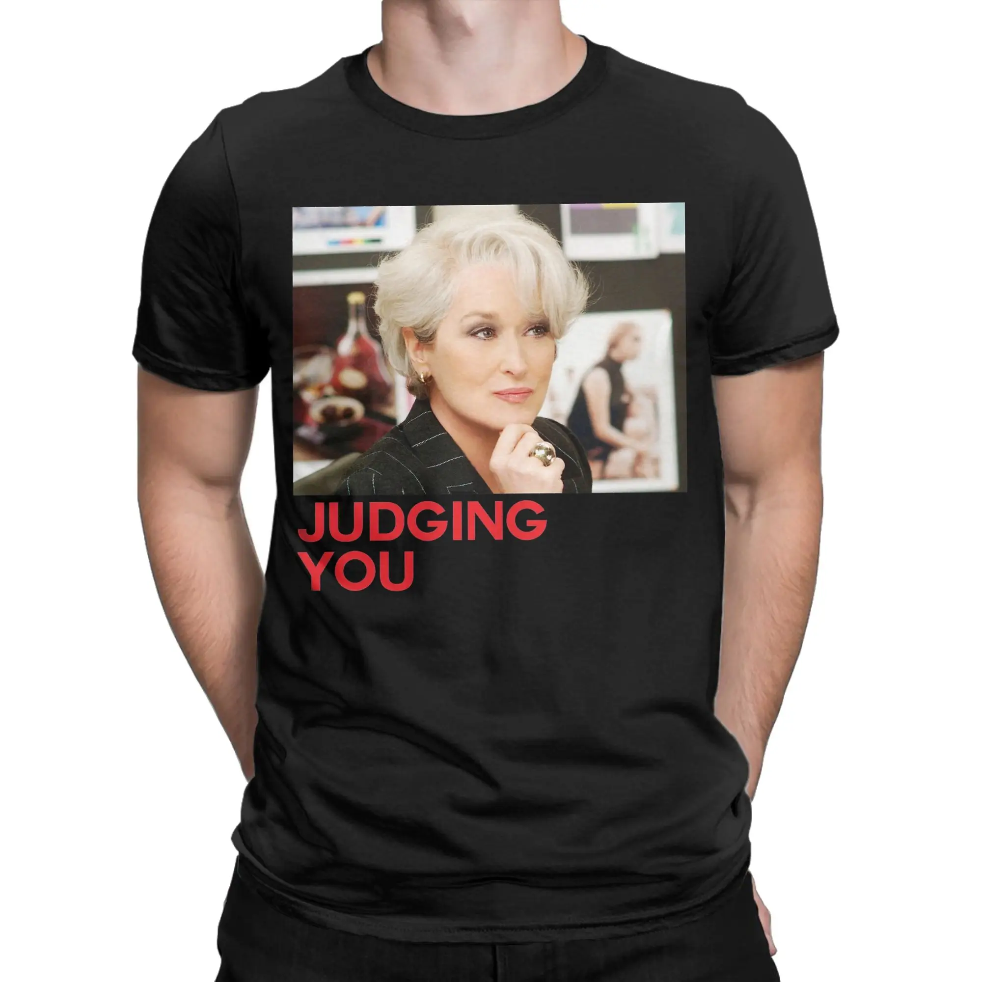 Men's T-Shirt Miranda Priestly Amazing 100% Cotton Tee Shirt Short Sleeve T Shirt Round Neck Clothes Gift Idea
