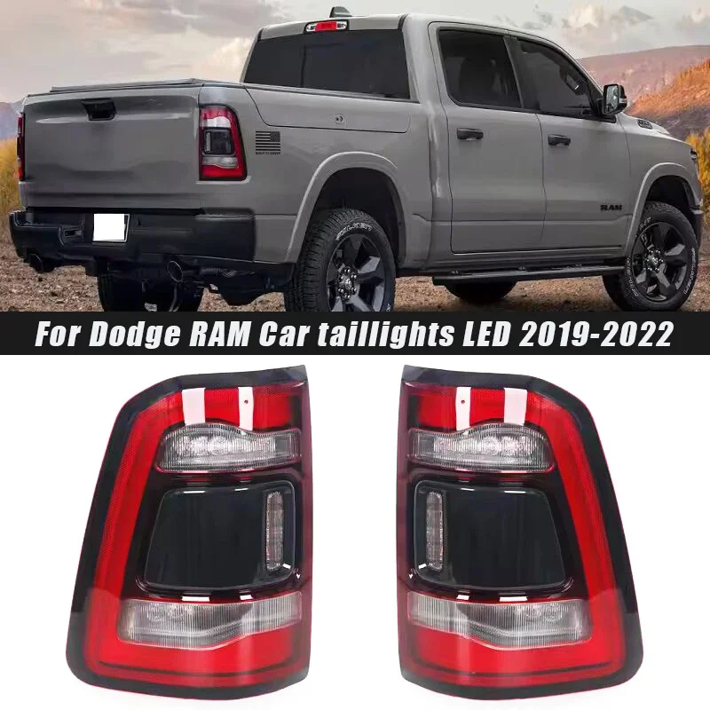 Led Auto Achterlicht Achterlicht Remlicht Voor Dodge Ram 1500 2019 2020 2021 2022 55112993 AC 55112992 AC Achterlichten Auto-onderdelen