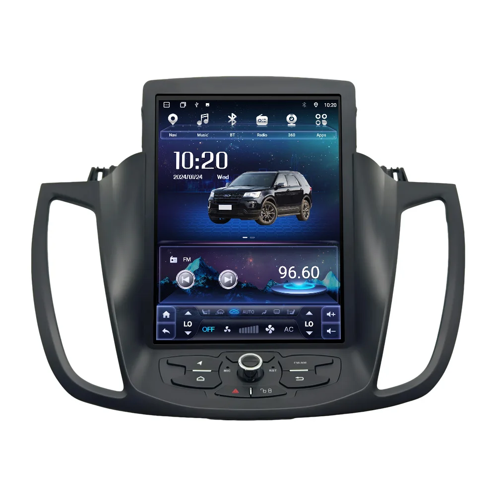 

Baidayu 10.4 Inch Android DSP Dashboard Head Unit with 4GB Built-in GPS Amplifier Supports CarPlay USB for Ford Escape 2013-2018