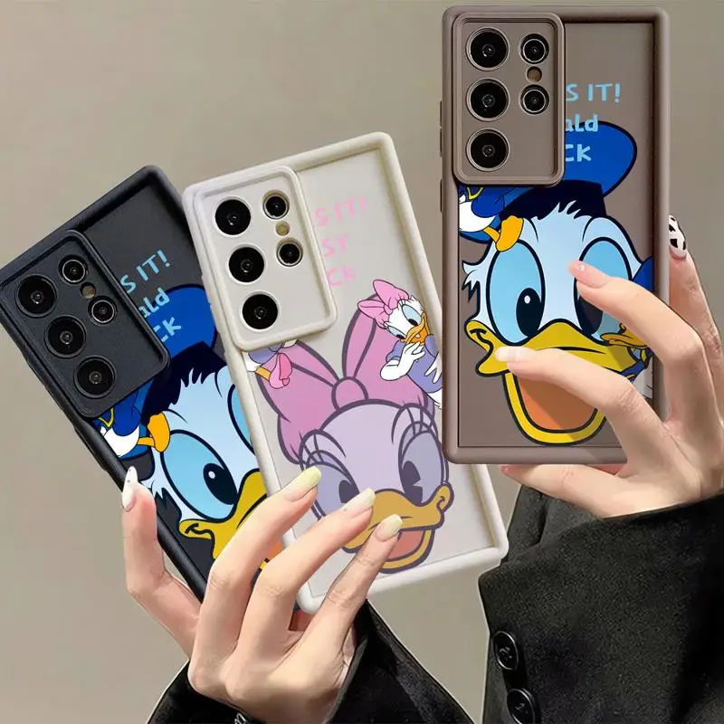 phone cases for Samsung Galaxy S24 Ultra S23 FE S20 S21 S23fe A20 A20s Angel Eye Ladder funda Cover Disney Love IT Donald Duck