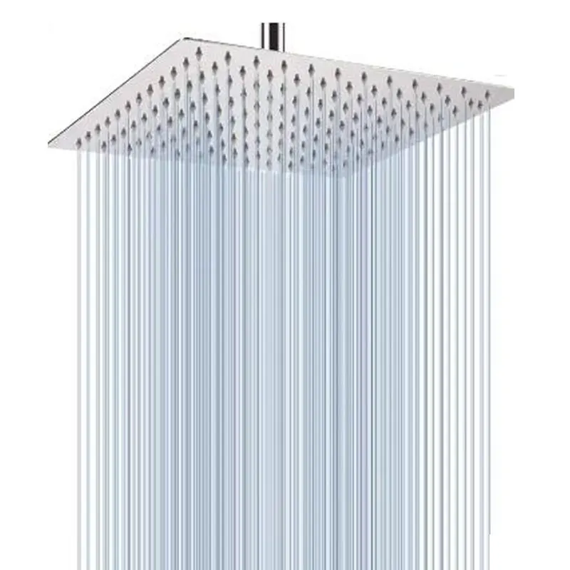 

Stainless Steel Rainfall Water Saving Extension Arm Temperature Control Ceiling Mounted Rain Shower Head