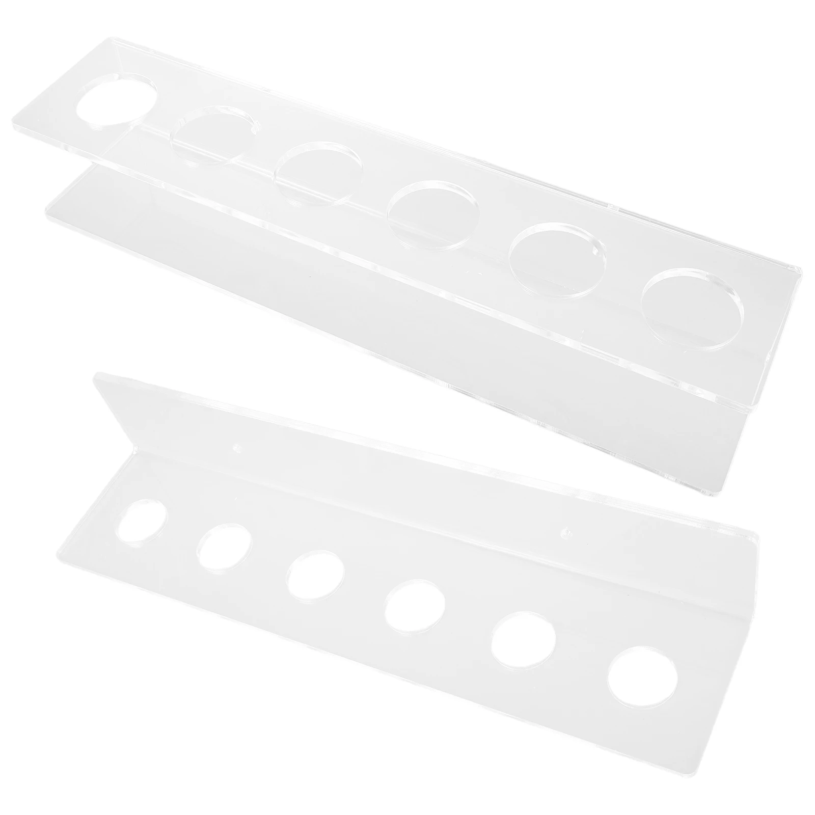 

2 Pcs Billiard Cue Mount Golf Ball Display Case Tennis Storage Holder Acrylic Durability Space Saving Design