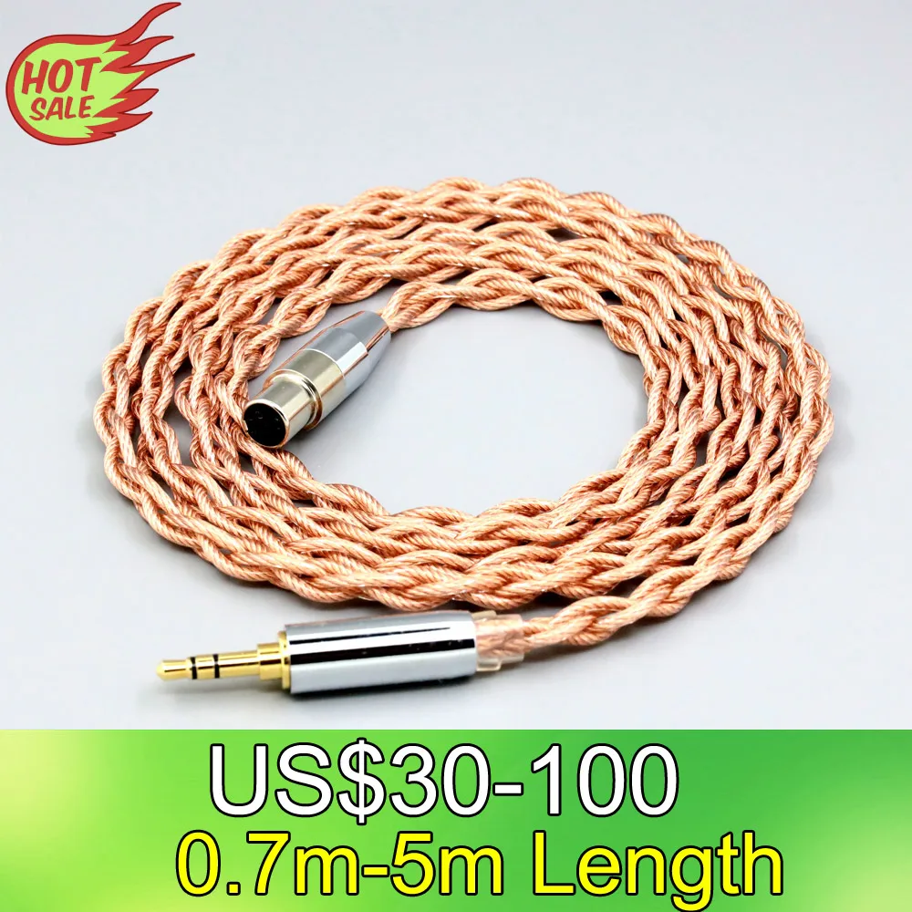 LN007792 Graphene 7N OCC Shielding Coaxial Mixed Earphone Cable For AKG K712 K240S MK II K171 K271S K241 K175 K275