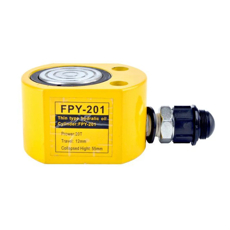 

20 Tons Ultra-Thin Hydraulic Jack FPY-201,40CC Oil Capacity Hydraulic Booster for Machinery Bridge,Hydraulic Lifting Cylinder