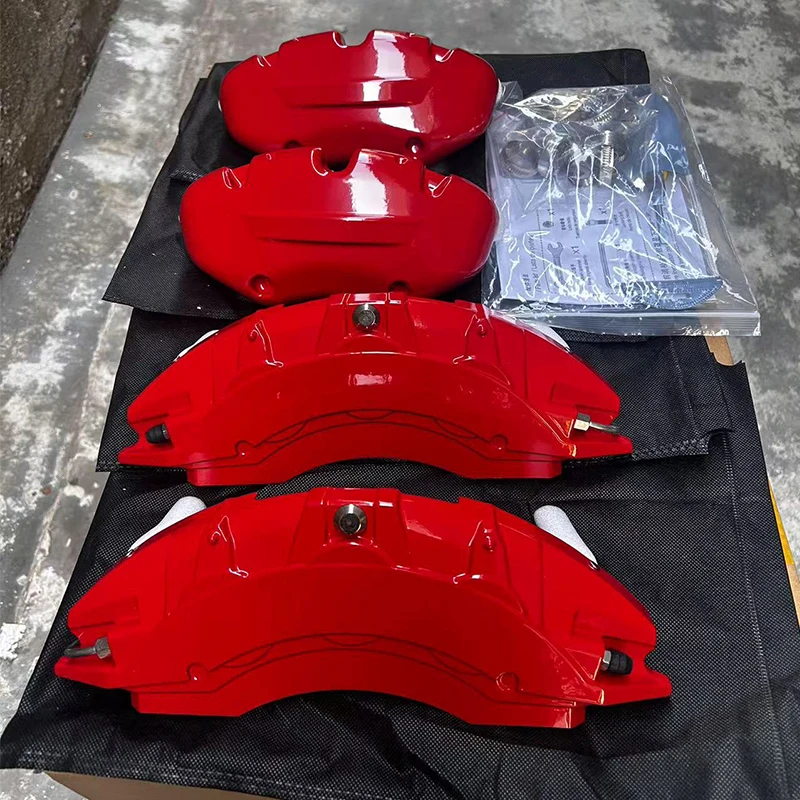 

For Tesla Model Y 2024 Automobile wheel hub brake caliper protective cover made of aluminum alloy material