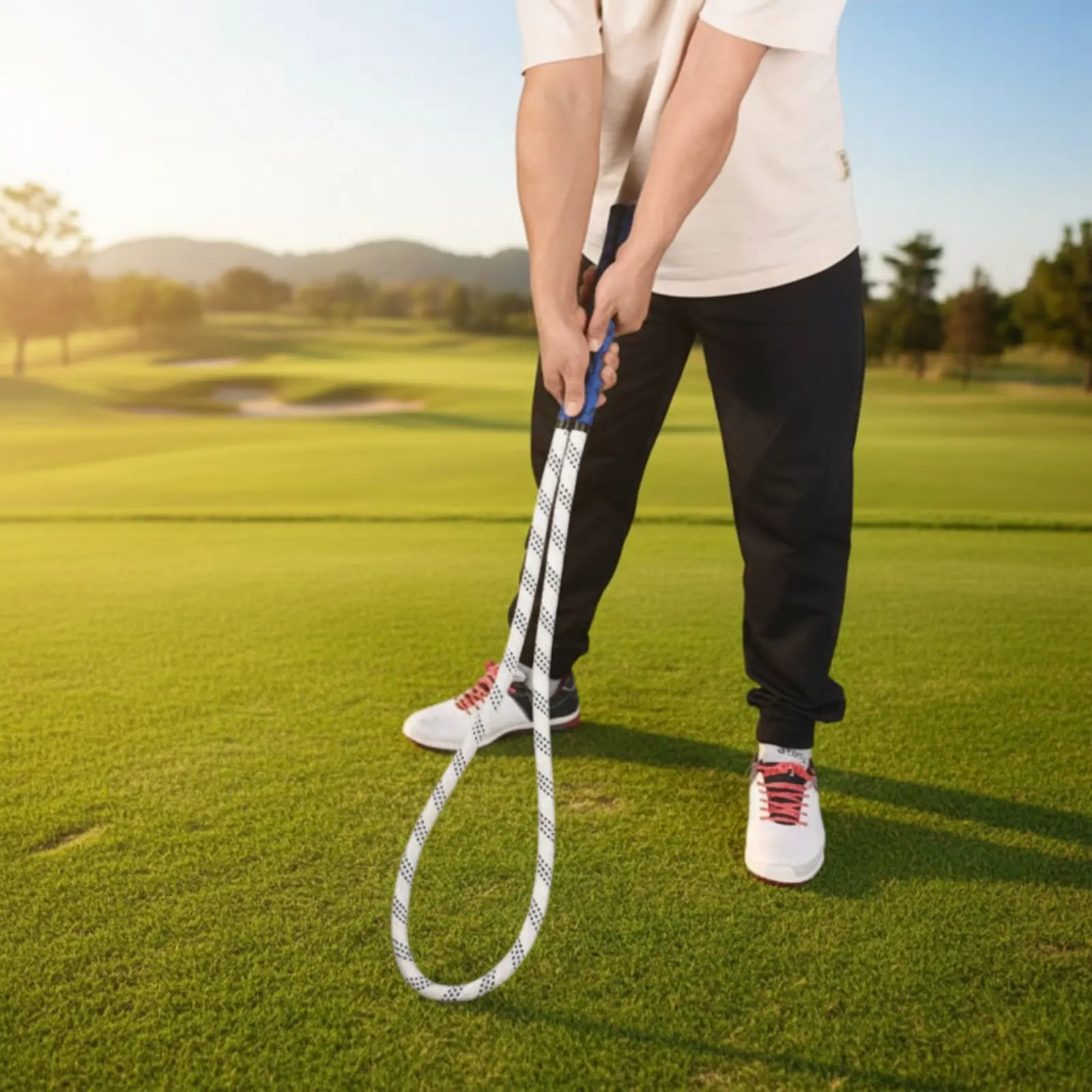 Swing Coach Rope Indoor Outdoor Use Golf Swing Rope Golf Practice Cord Portable - view 4