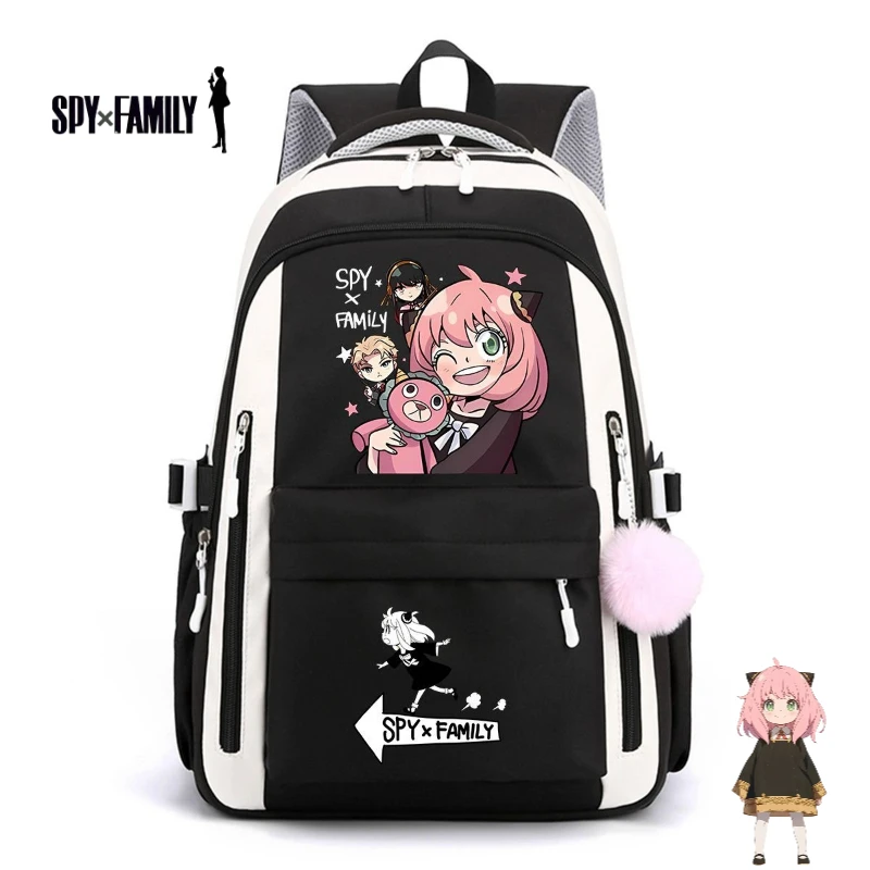 

SPY FAMILY Anya Forger anime cartoon cute school bag 2D itabag unisex computer storage travel student backpack gift wholesale