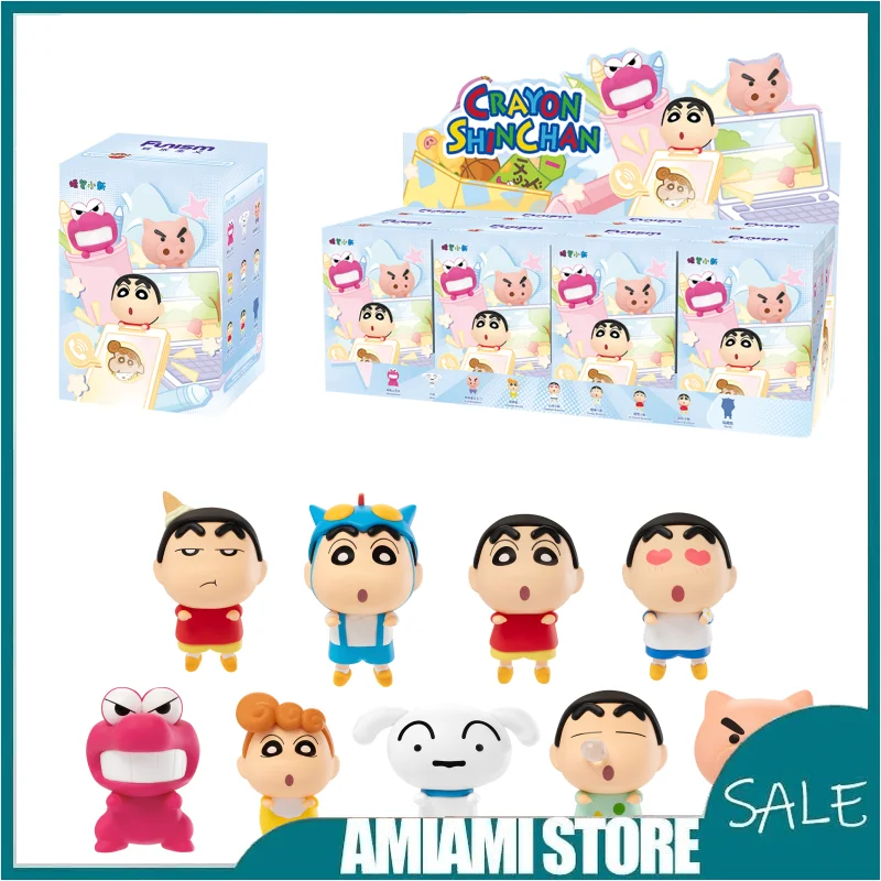

Коллекционная фигурка Crayon Shin-Chan: Оригинальная Q-версия, милый аниме-персонаж, интересная коллекционная настольная игрушка, подарок