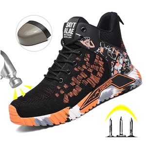 Güvenlik ayakkabıları korumak için daha yüksek kadınlar için, erkekler için, iş çizmeleri çelik, anti-sonbahar, çizmeler yıkılmaz çelik burunlu botun en büyük satışlarından 12'si kadın-12 numara