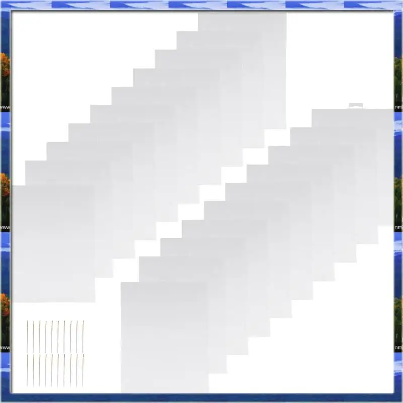 AS59 -15 قطعة 14 قطعة من صفائح القماش الشبكية البلاستيكية، قماش خياطة بلاستيكية مثقوبة، قماش شبكي بلاستيكي، متين