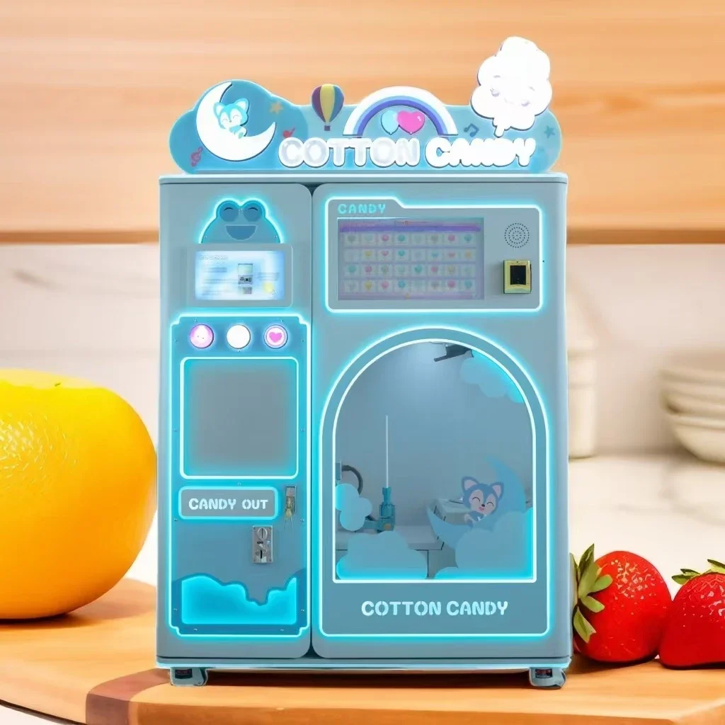 Wholesale Guangzhou Small Cotton Candy Vending Machine Mini Machine For Candy Production Machine