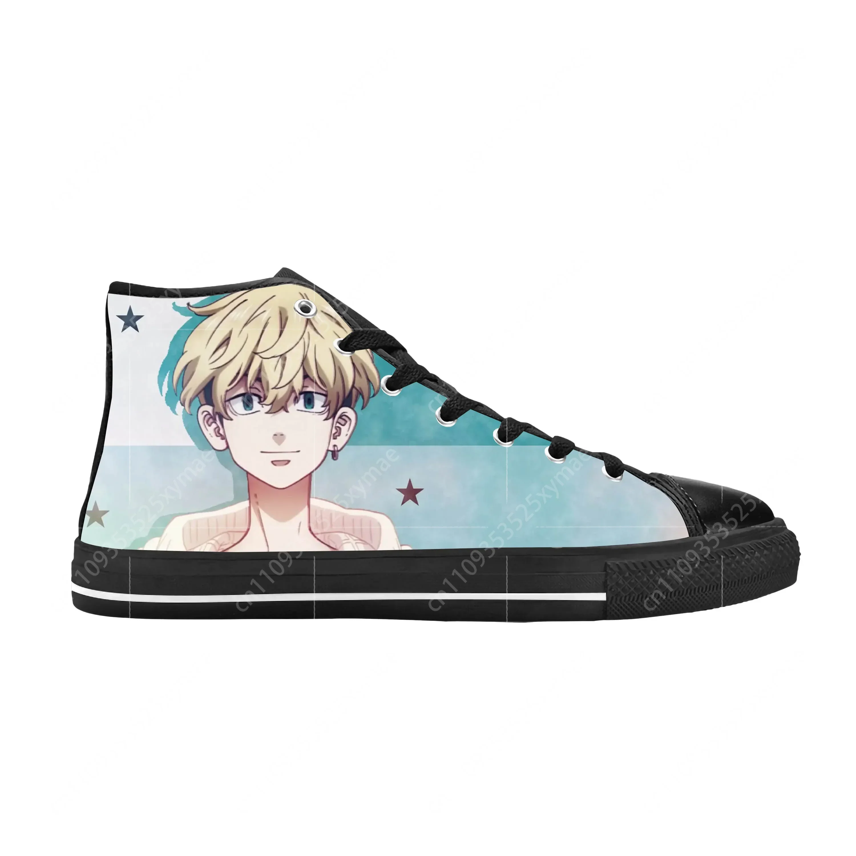 Zapatillas de tela informales de Anime, Manga, Comic, Tokyo Revengers, Matsuno Chifuyu, cómodas, transpirables, con estampado 3D, para hombre y mujer