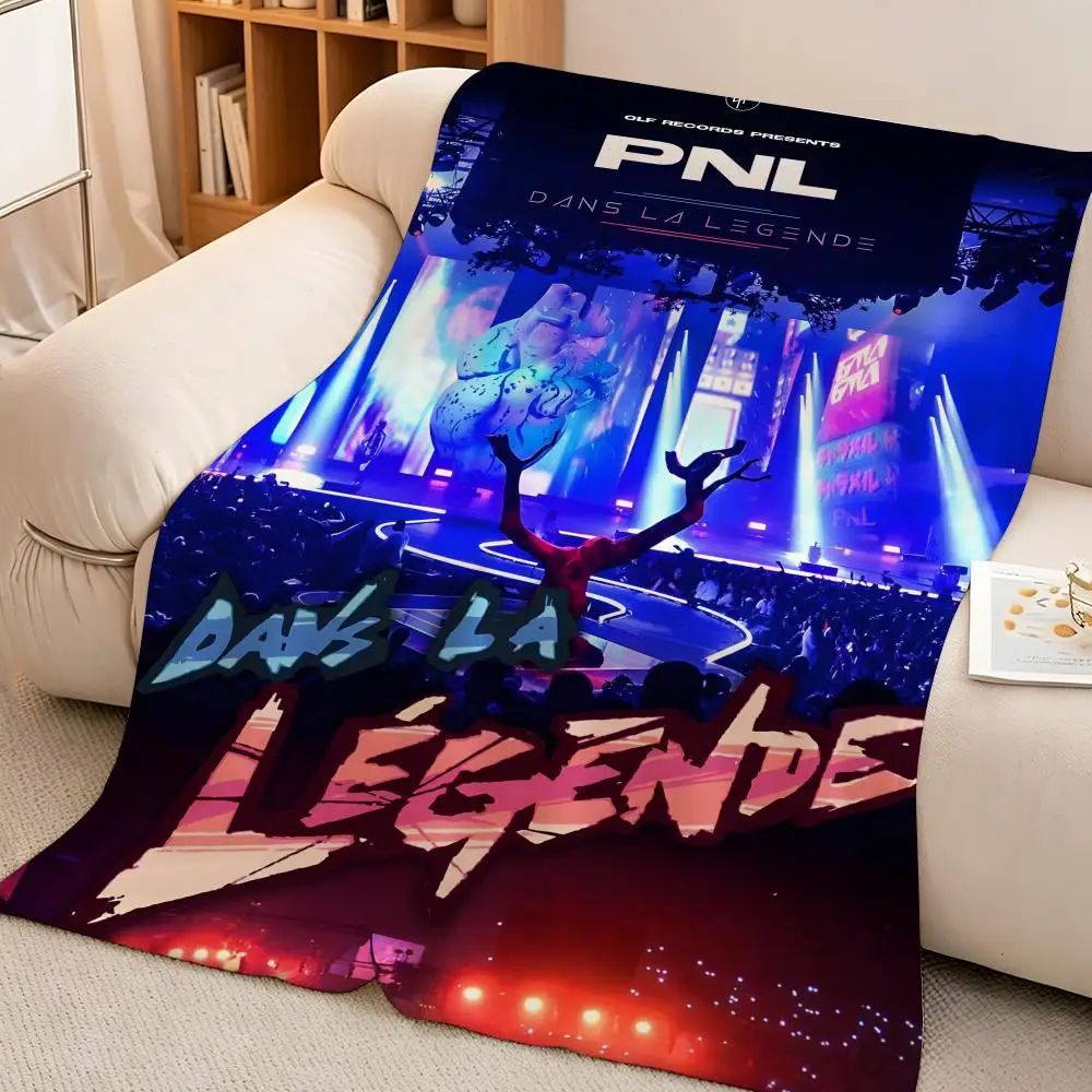 Music P-PNL Q-QLF Throw hot High-Density Short Plush Blanket Soft Skin-Friendly for Sofa Nap Air-Conditioned Room