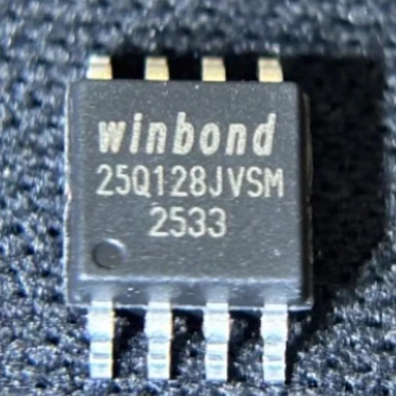 

10Pcs New Original W25Q128Jvsim Silk Screen 25Q128Jvsm Soic-8 3V 128M-Bit Serial Flash Memory Chip