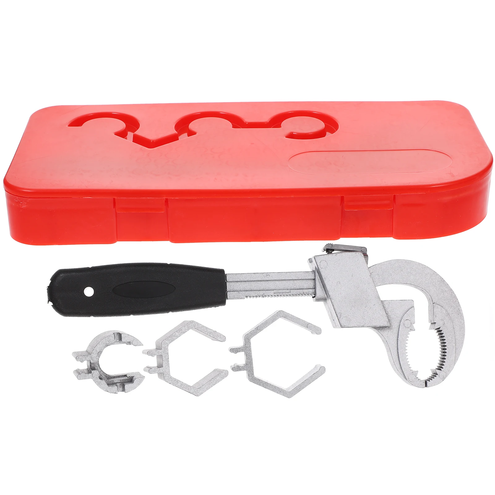 

Aluminum Alloy Sink Bathroom Wrench Adjustable Pliers Hand Plumbing Tools Clamp Sets Spring Loaded Anti Slip Durable Corrosion