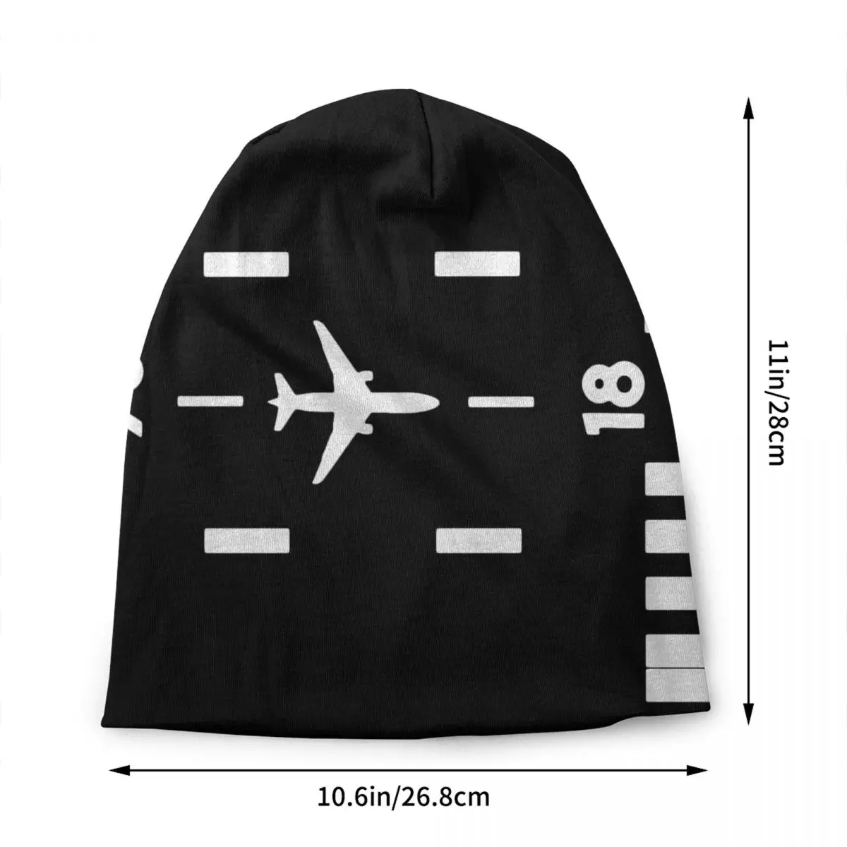 Airport Runway Traffic Controller Bonnet Hats Knitting Hat For Autumn Winter Warm Airplane Aviator Skullies Beanies Caps