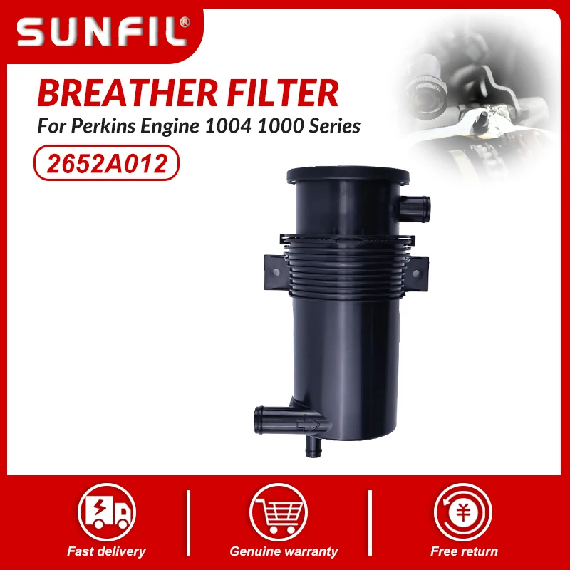 

2652A012 SAO5460 Сапунный фильтр для двигателя Perkins 1004 1000 серии Caterpillar 428F погрузчика