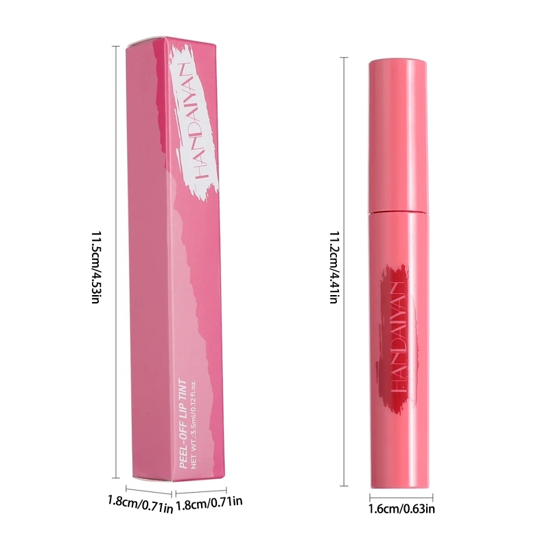 E1YE Matte Peelable Lip Stain Transfer Proof Long Wear Moisturizing Lip Glosses for Girl