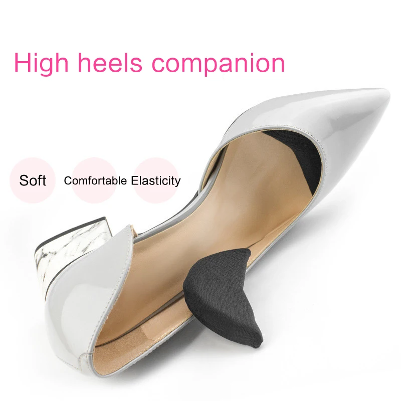 Comfortable Relax Fill Empty Space 2Pcs 1Pairs Soft Sponge Insole Cushion Front Foot Shoe Pads High Heel Metatarsal Shoe Insert