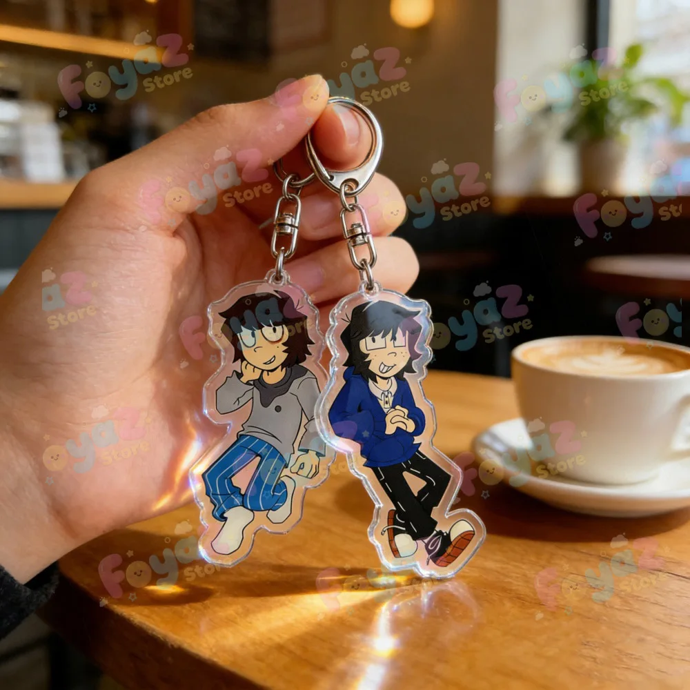 Cartoon Chibi One Wheat Mark Keychain Accessories Bag Anime Keyrings Jewelry Manga Fans Gifts
