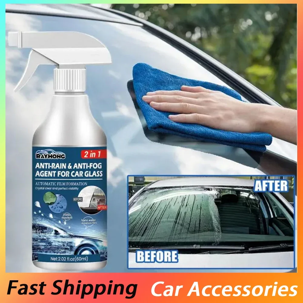 1pc Universal Car Windshield Anti Fog Spray Car Windows Rainproof Cleaner Auto Anti-Rain Anti-fog Coating Agent Car Accessories