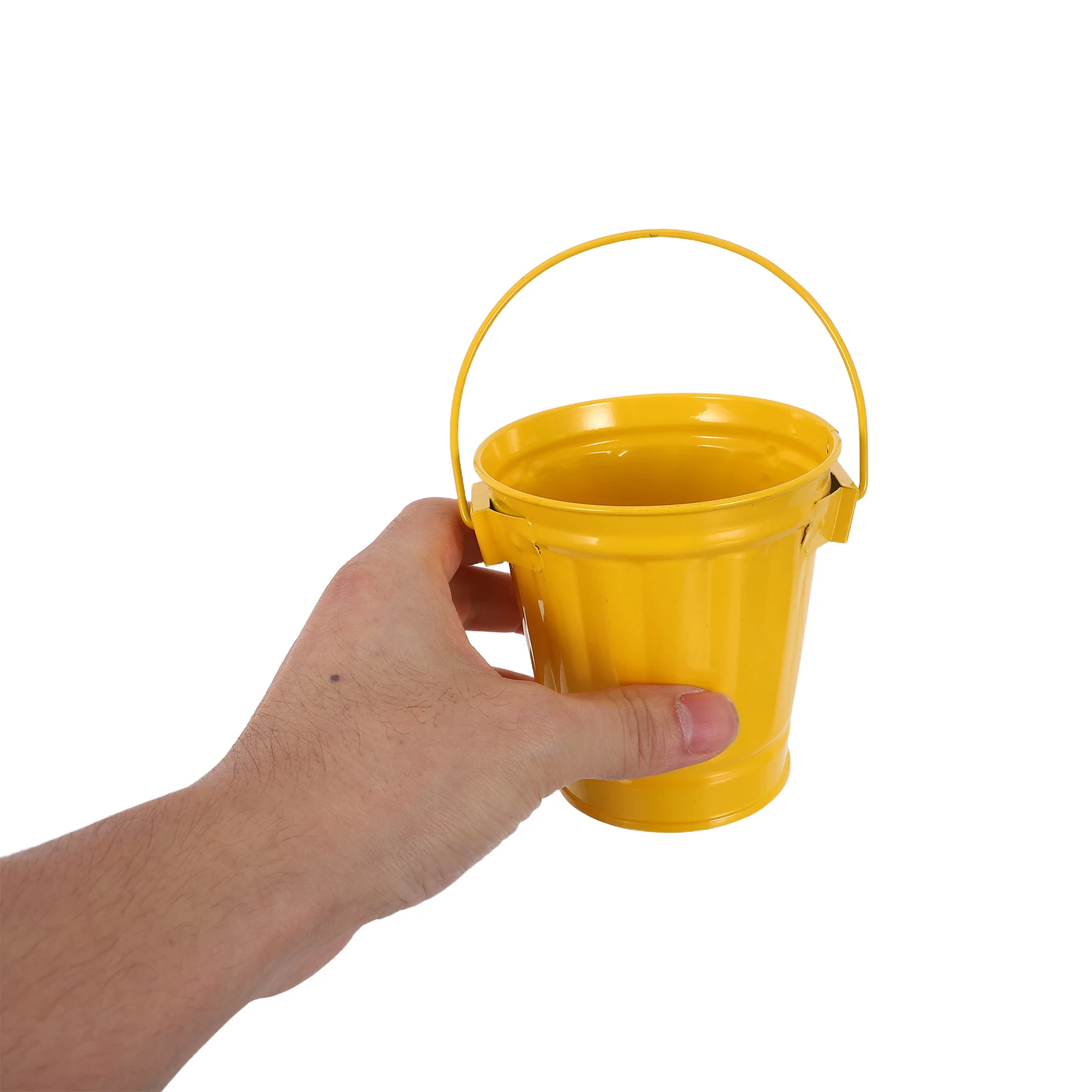 

3pcs Mini Iron Desktop Trash Can With Handle Small Waste Paper Basket For Office Desk Pencil Holder Makeup Brush Organizer