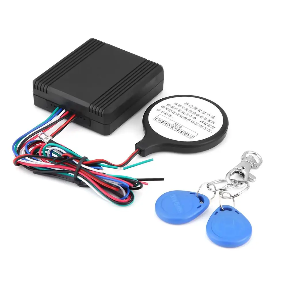 

Universal Motorcycle Scooter Anti-Theft Remote Engine Start Sensor Id Card Inductive Concealed Lock