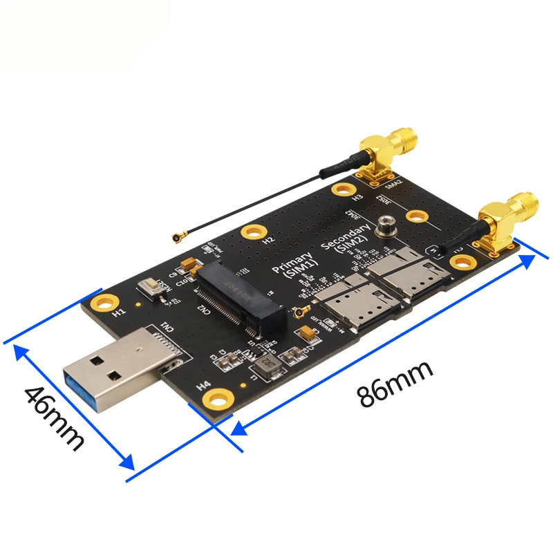 M.2 USB 3.0 어댑터 보드 Quectel Quectel 5G 모듈 Cat20 RM500Q-GL RM500Q-AE RM502Q-GL RM502Q-AE RM505Q-AE RM510Q-GL