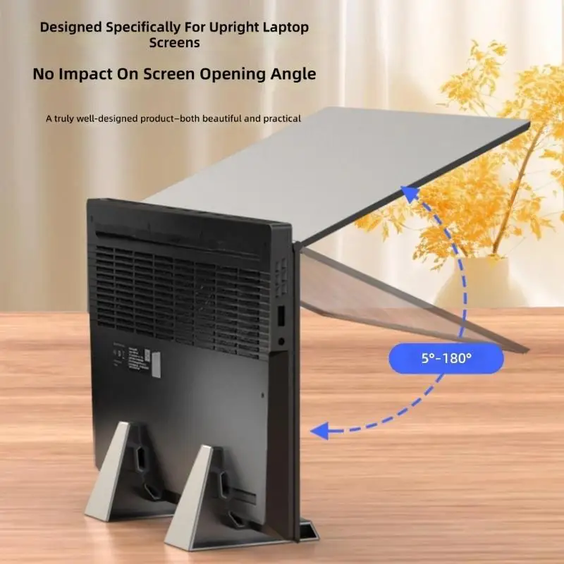 Adjustable Desktop Vertical Stand With Enhances Cooling For Office Home Use