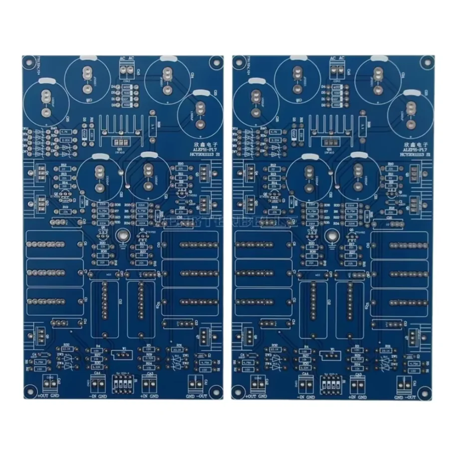 One Pair HiFi PASS P1.7 Preamp Bare Board Full Balance Mono Preamplifier PCB