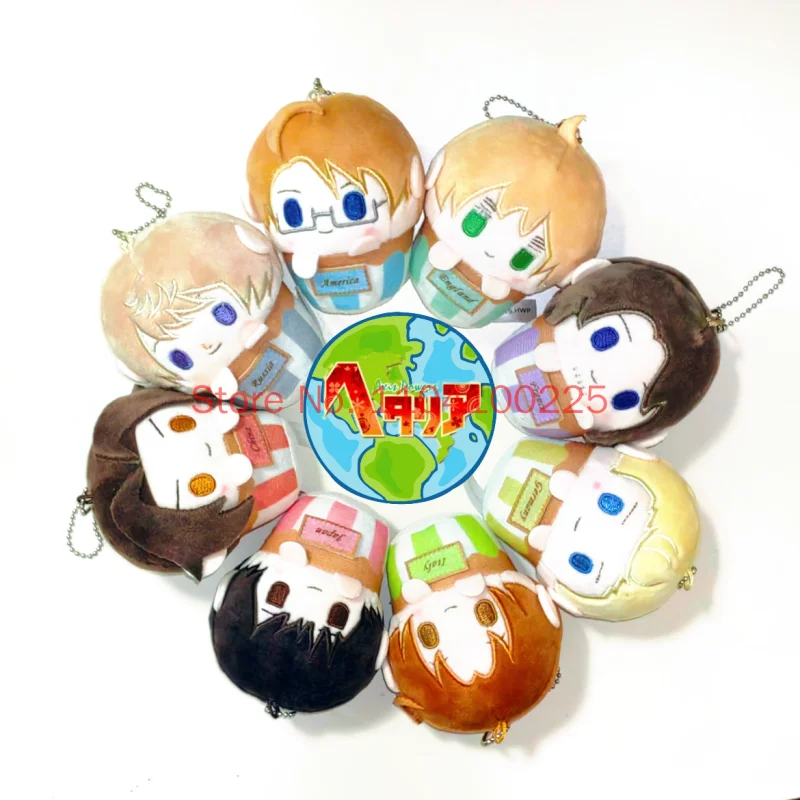 Muñeco de Peluche Oficial de Tapioca Aph Hetalia, Versión Q con Forma de Cupcake, Mercancía de Anime Coleccionable, Decoración, en Stock, Juguetes Modelo Anime