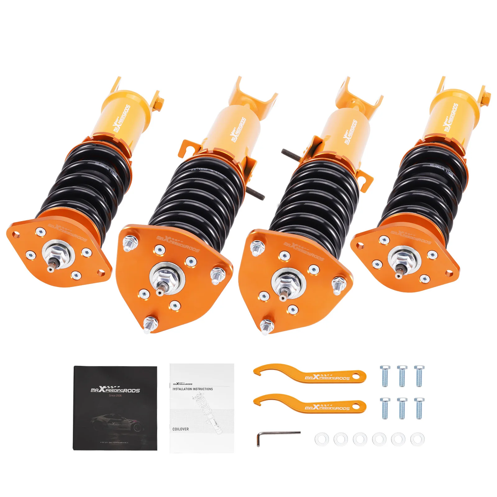 24 Level Damper Coilovers Suspension For Nissan 350Z Z33 Infiniti G35 03-07 RWD Strut Shock Coilover Shock Suspension Kit