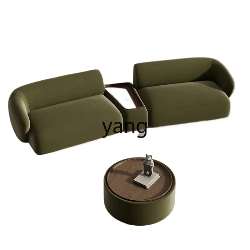 

XYY curved sofa living room corner Internet celebrity beauty salon office rest area coffee table combination