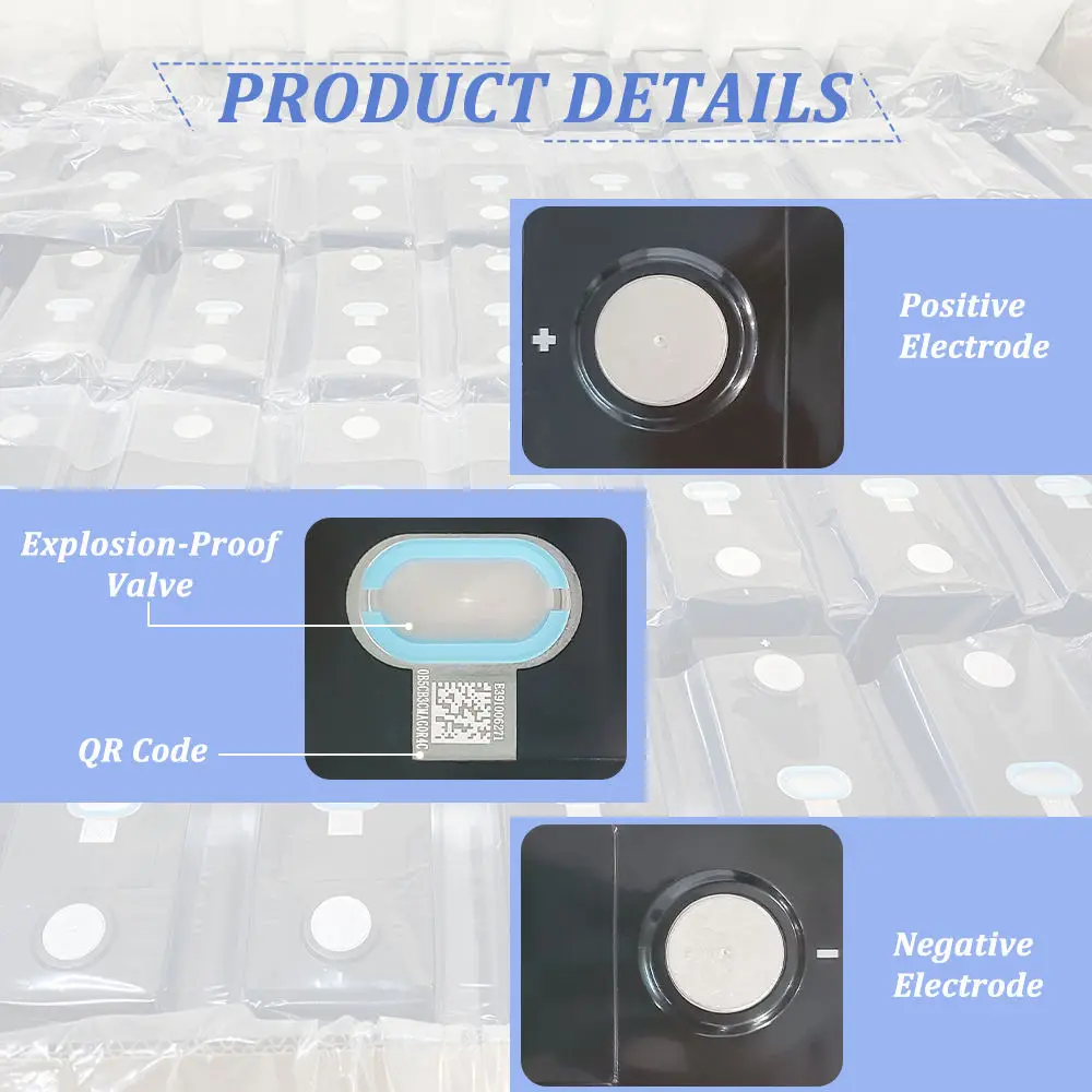 LiFePO4 3.2V 314Ah 280Ah 105Ah Battery Cell Readable QR Code Grade-A 6000+ Cycles DIY 12V 24V 48V Lithium Battery EU UA No Tax