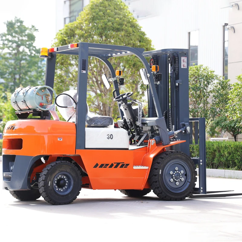 รถยกเครื่องยนต์เบนซิน LPG หยาบ3Ton 2.5Ton จากประเทศจีน