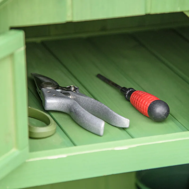 خزانة أدوات الحديقة/منضدة العمل/حامل عرض وعاء الزهور/رف الحديقة/صندوق الأدوات/التخزين #3