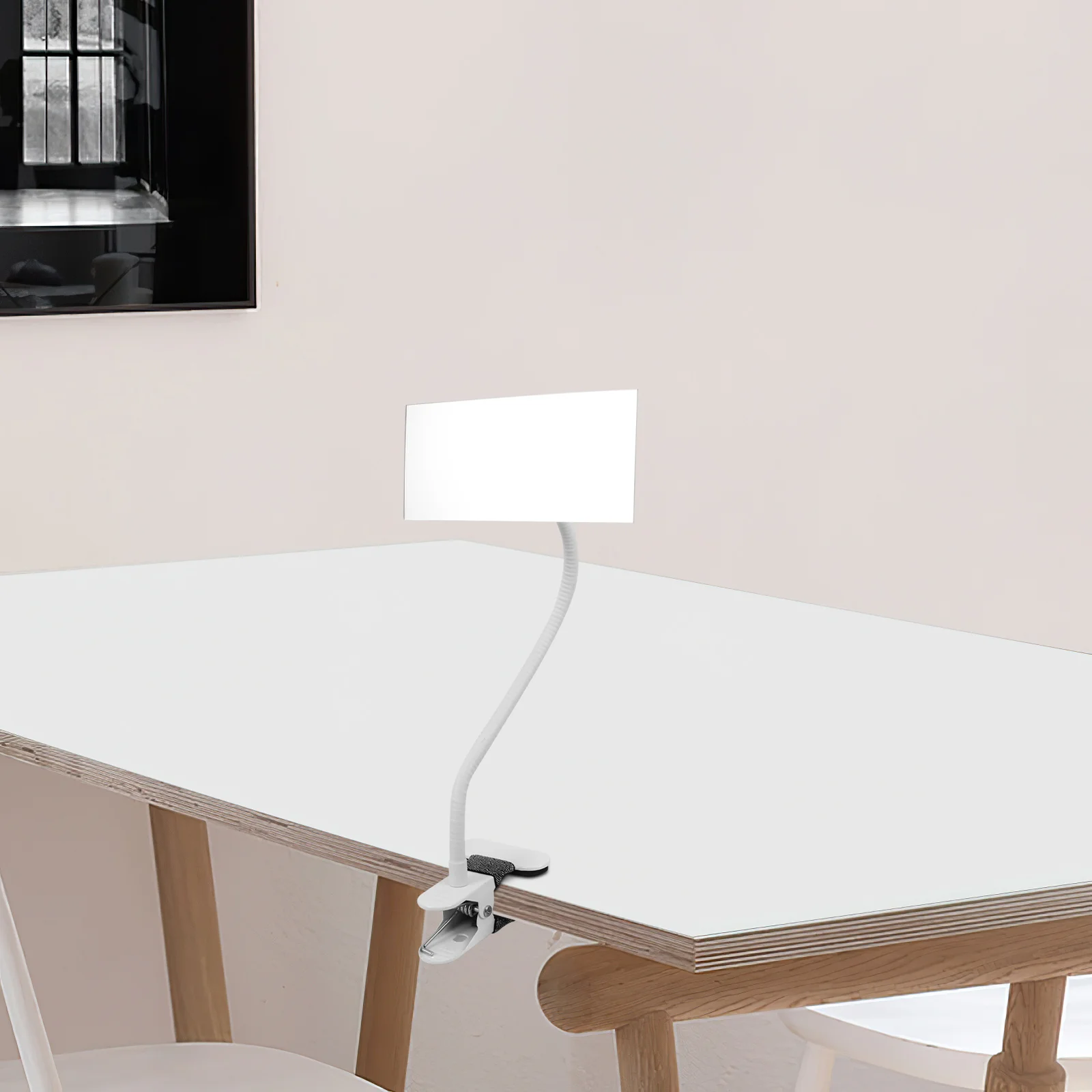 

Desktop Anti-Peeping Mirror Adjustable Angles Stable Desktop Base High Definition Privacy Office Makeup Mirror