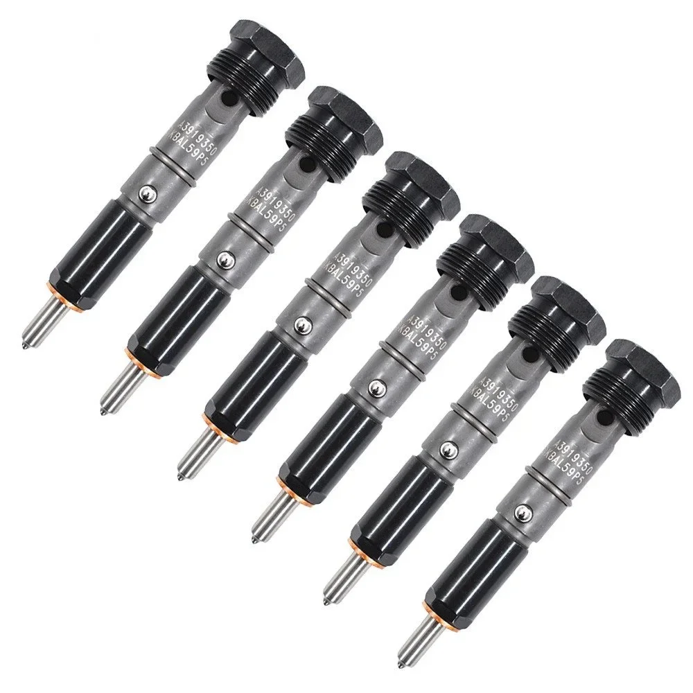 0432131837 3919350 3919339 （6Pcs） Fuel Injectors For 89-93 Dodge Cummins 5.9L 6BT Diesel Engeine