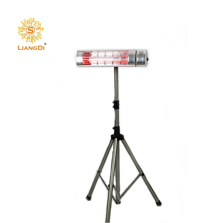 Electric Infrared Outdoor Heater Wall Mounted Low/Ultra Glare Remote Control Heater LDHR-006G-KY