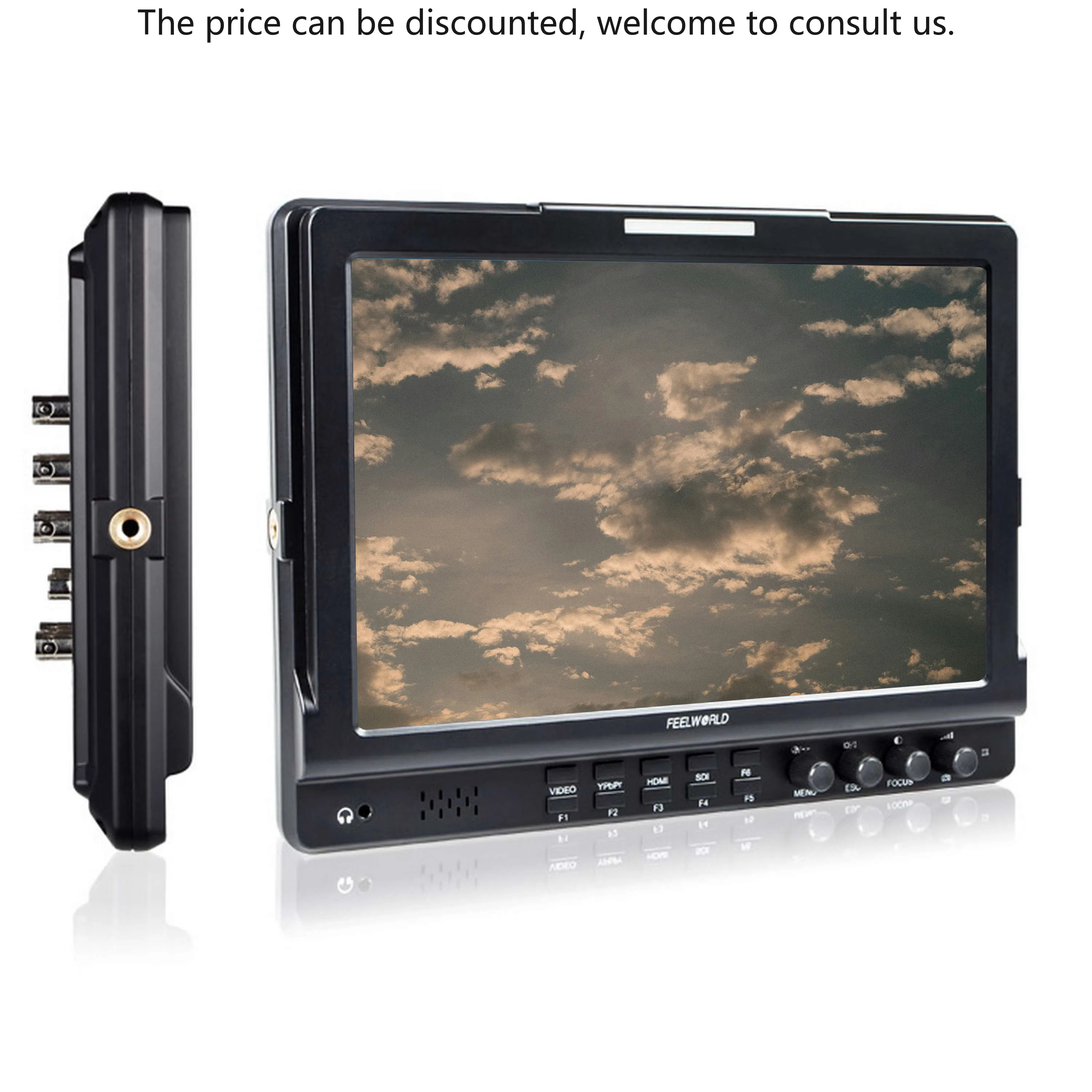 

FEELWORLD FW1018V1 10.1-inch On-Camera Field Monitor IPS Touch Screen, HDMI Calibration, Custom Firmware & Logo OEM Service