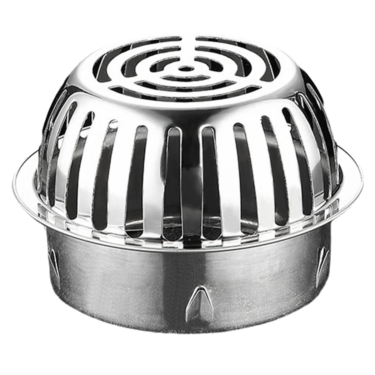 

AT53 304 Stainless Steel Rooftop Floor Drain Cover Roof Balcony Sewer Filter Gutter Drain Pipe Anti-Blocking Mesh Cover,C