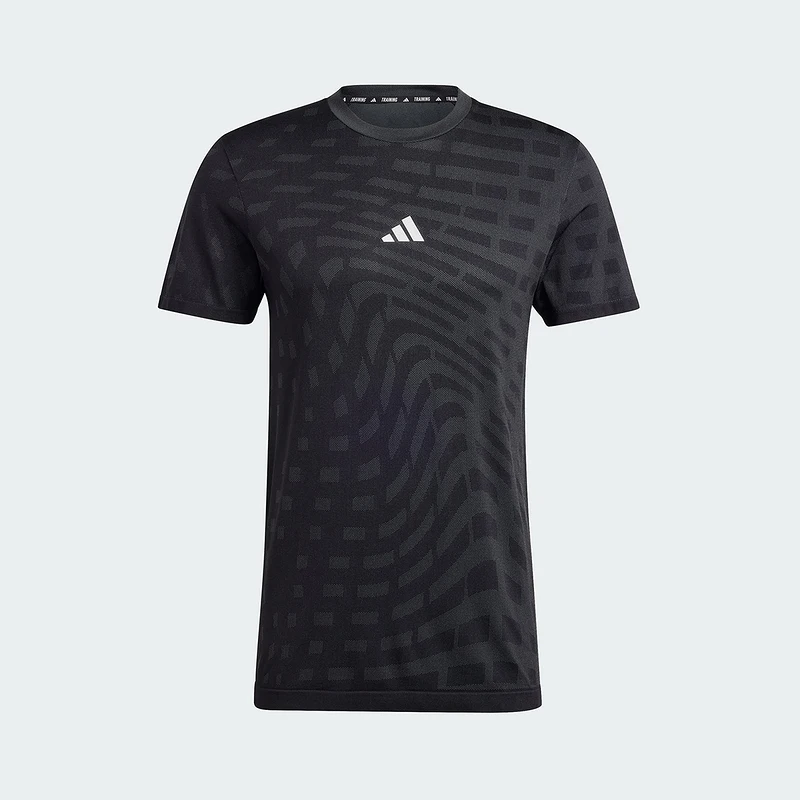 

Adidas Sporty Patterned Tee, Dynamic & Resilient For Active Use and Casual Style