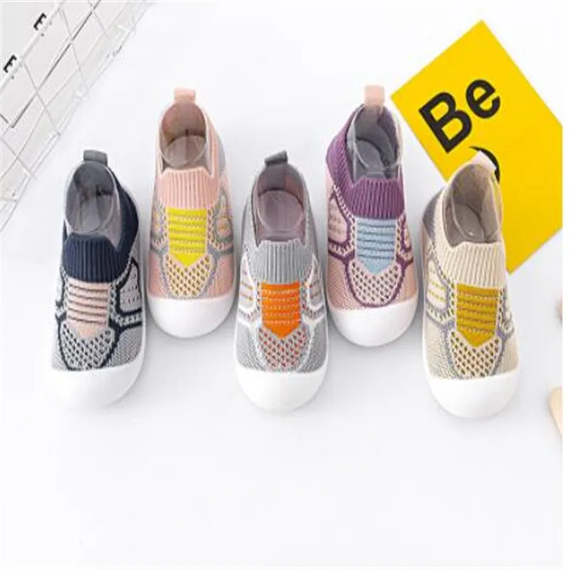 Summer Breathable Mesh Baby Shoes Newborn Toddler Shoes Baby Girl Baby Socks Shoes Soft Bottom Non-slip Baby Boy Shoes 0-5 Years