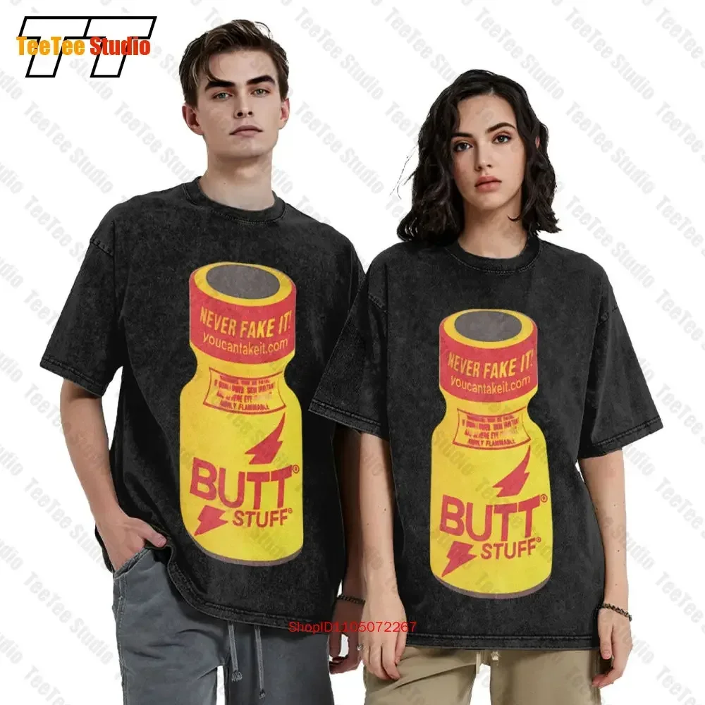 Poppers Vintage Oversized T-Shirt Butt Stuff Lgbt Dirty Gay Queer Gays  87TT