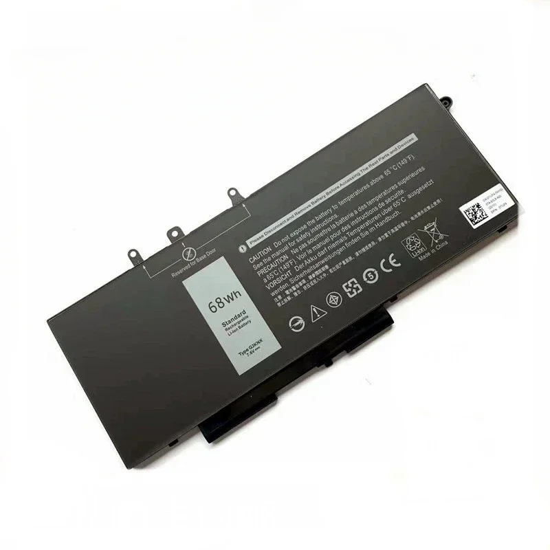 7.6V 68WH GJKNX Laptop Battery For Dell Latitude 5280 5285 5290 5480 5490 P27S P60F For DELL Precision M3520 M3530 GD1JP