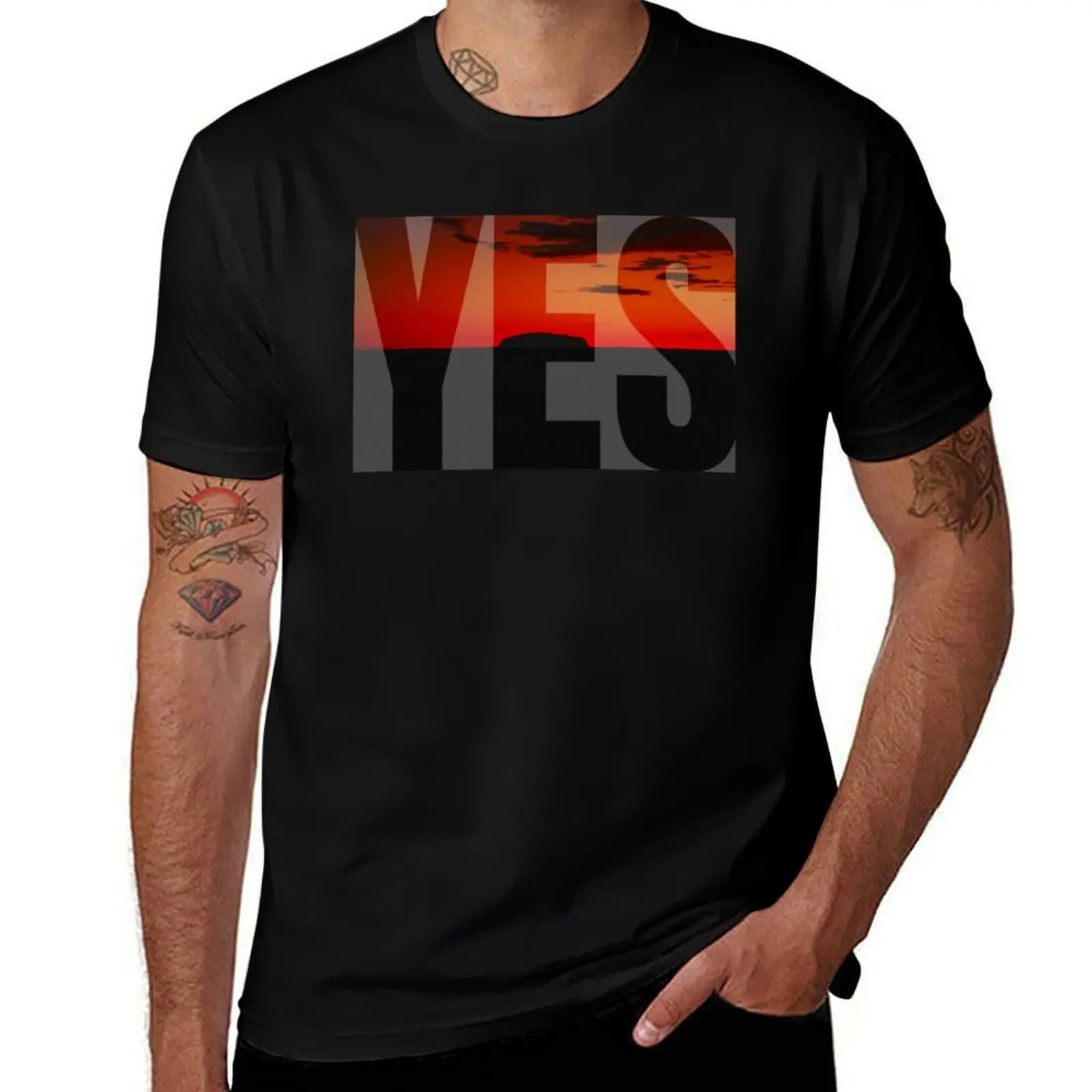 

Vote YES to Indigenous Voice To Parliament Australia T-Shirt t shirt man casual man t shirt cotton high quality T-Shirt