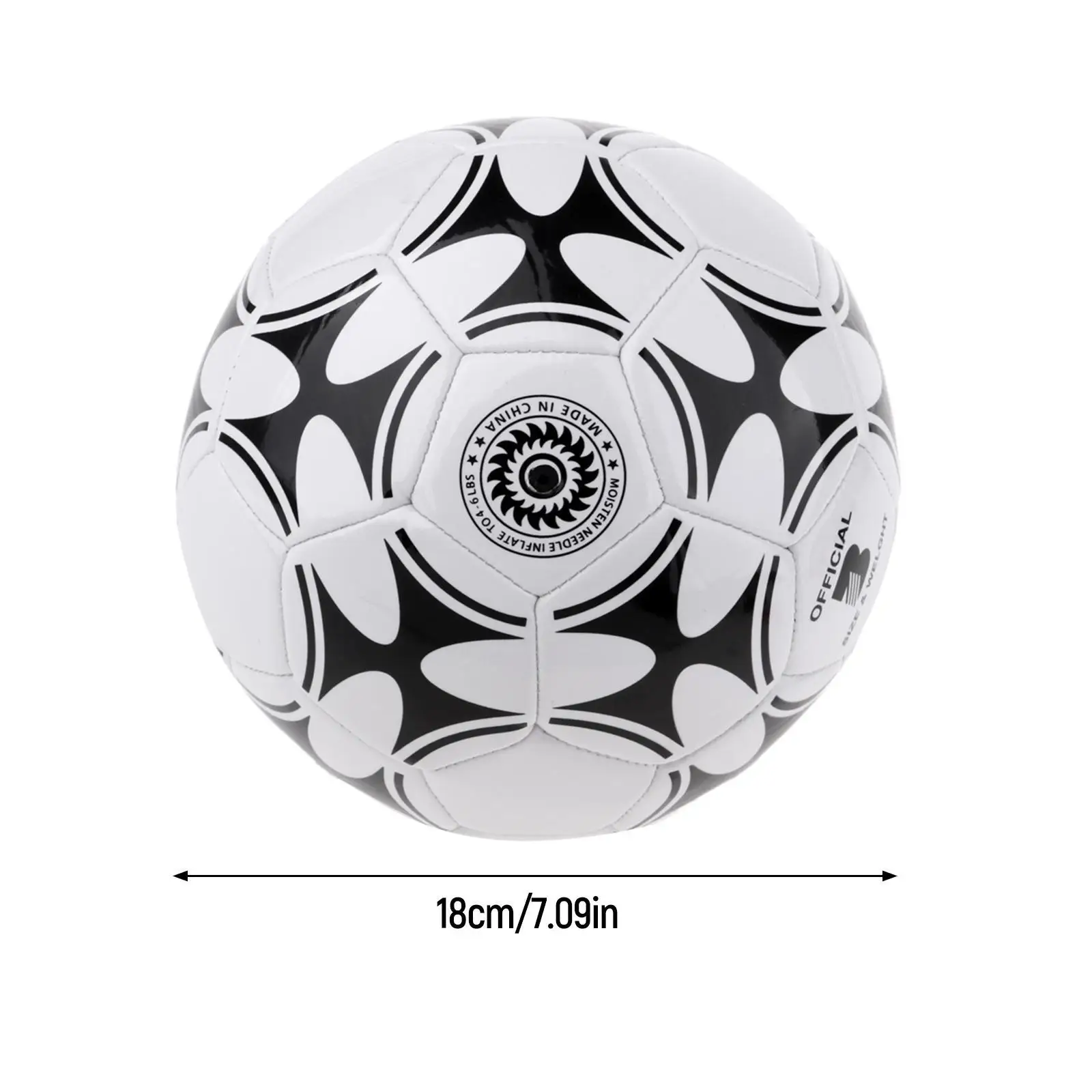 Officiële standaard voetbal waterdichte voetbal en touwtje