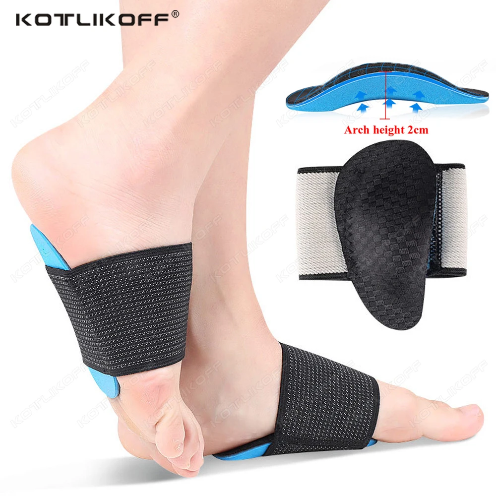 Kotlikoff Orthotic Flat Feet Relieve Pain Arch Support Insoles For Kids Adult X-Shaped Leg Correction Slippers/Sports Shoes Pad